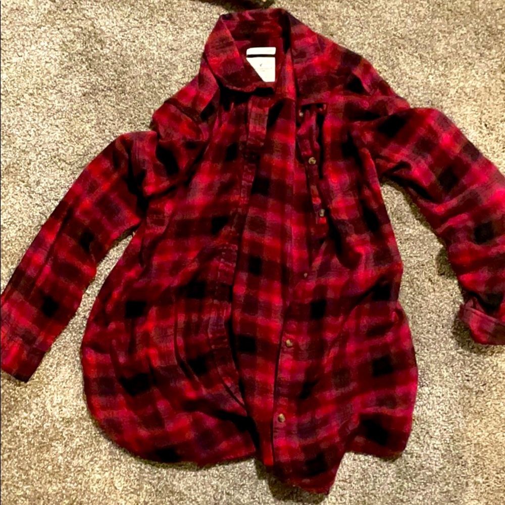 Flannel button down